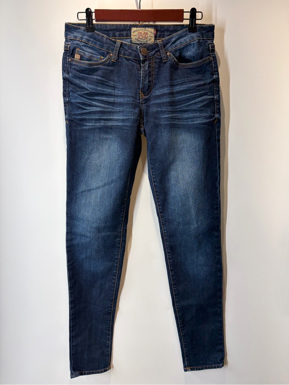 Dear John Indigo Wash Skinny Jeans